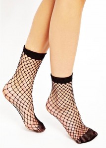 Wide net socks