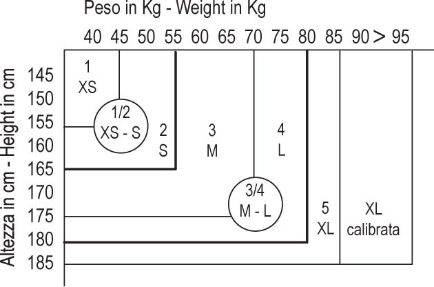 Franzoni Tights Table Size