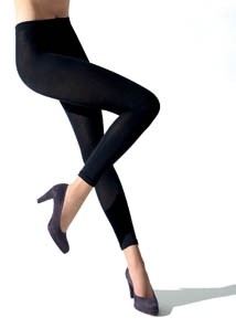 Immagine leggings donna caldo cotone elasticizzato