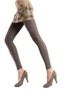 Immagine leggings donna modello morbimelange 200 den